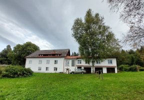 Penzion - léto - zespodu